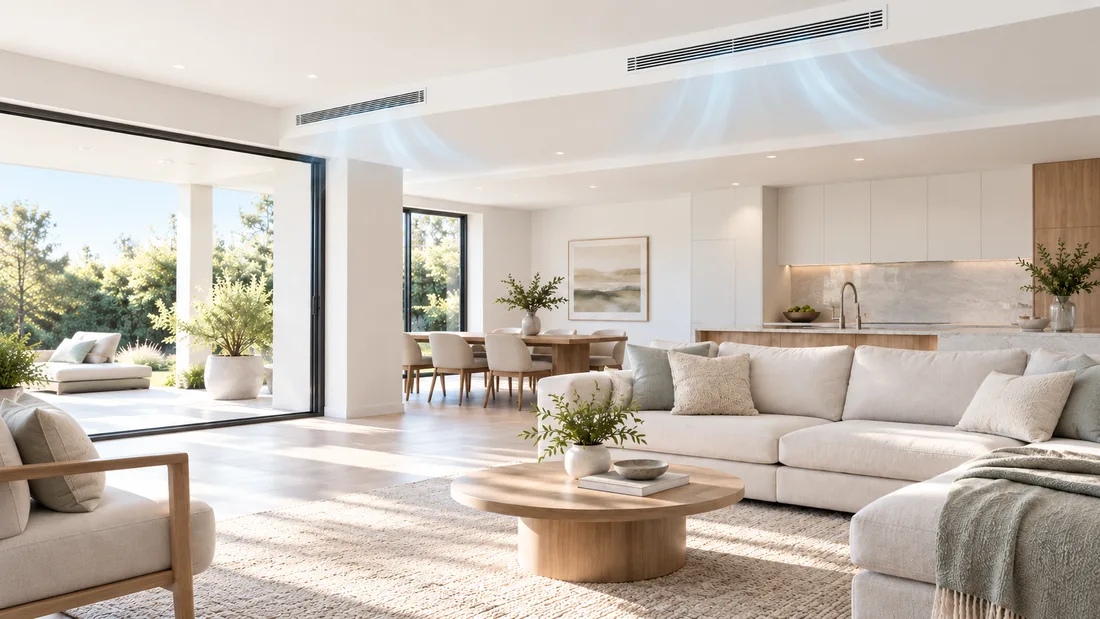 Ducted Refrigerated installation in a Victorian home