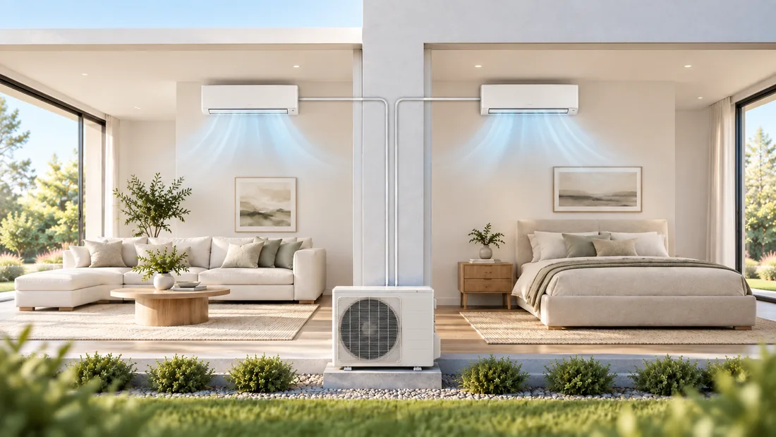 Multi-Head Split Systems installation in a Victorian home