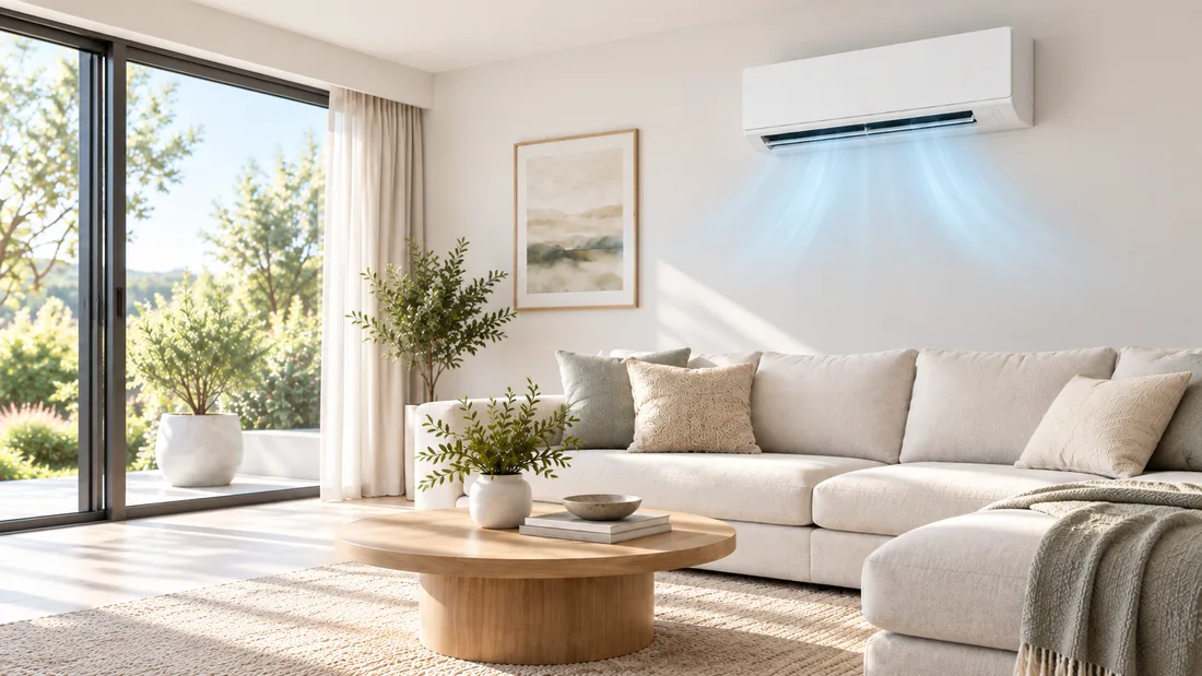 Split System Air Conditioning installation in a Victorian home